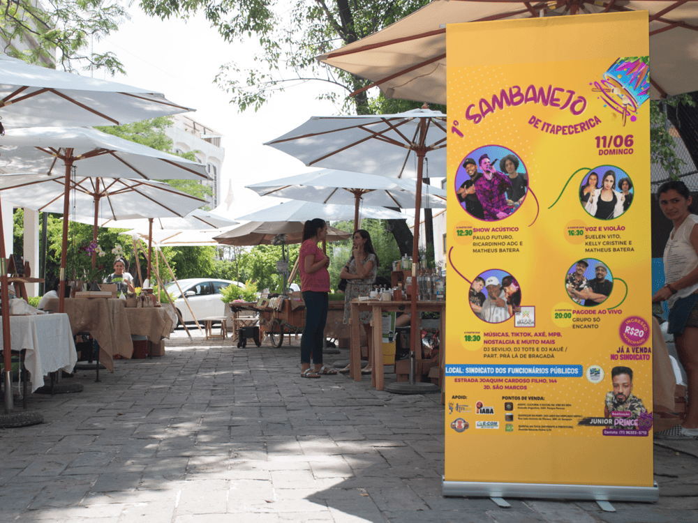 Evento Sambanejo — projeto desenvolvido pela DanMKT