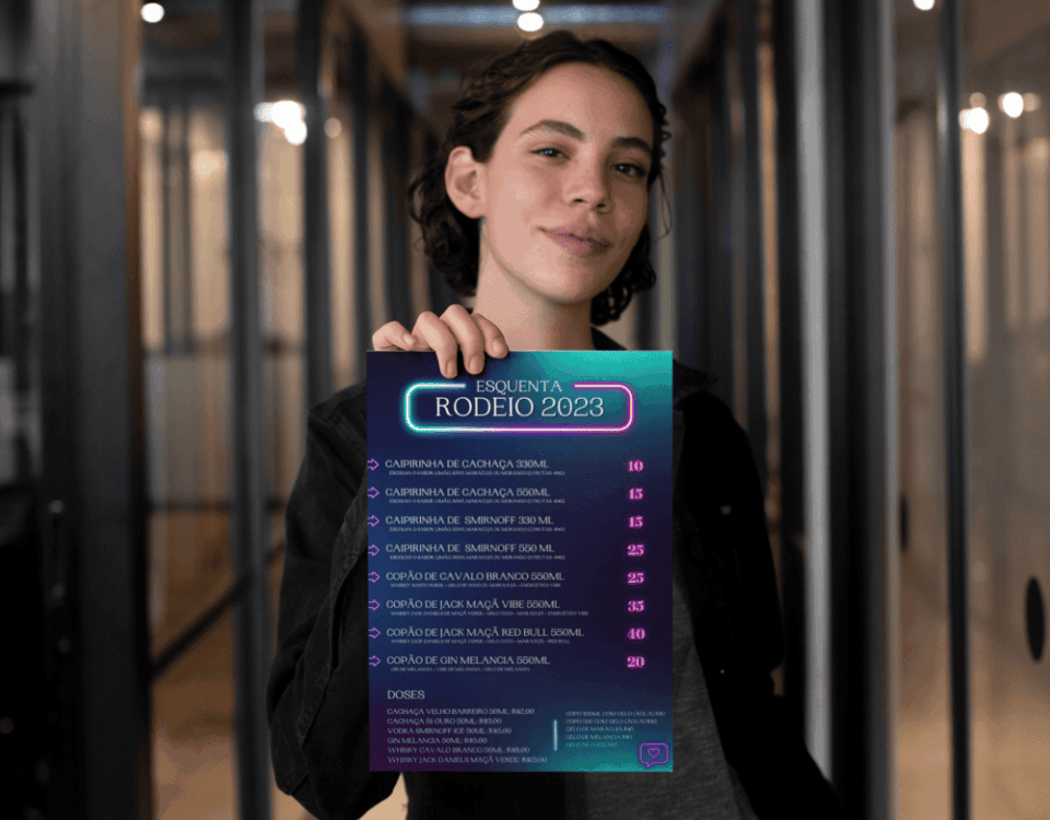 cardapio osten drinks mockup